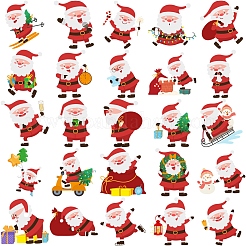 Christmas PVC Plastic Sticker Labels&nbsp;STIC-PW0005-16