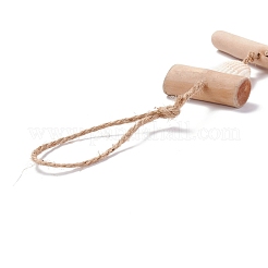 Mediterranean Style Fish Wood Hanging Pendant&nbsp;HJEW-C007-02B