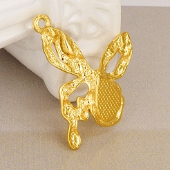304 Stainless Steel Pendant Cabochon Settings&nbsp;PW-WG2580F-02