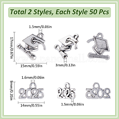 2 Styles Tibetan style Alloy Pendants&nbsp;PALLOY-SC0012-66
