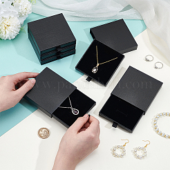Cardboard Jewelry Set Storage Drawer Boxes&nbsp;CON-WH0112-008