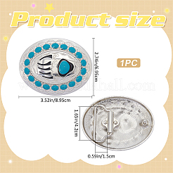 Alloy Enamel Buckle Clasps&nbsp;FIND-WH0126-367