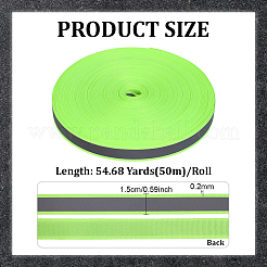 50M Reflective Polyester Ribbons&nbsp;OCOR-WH0070-306A