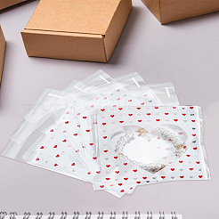 100Pcs Rectangle OPP Self-Adhesive Cookie Bags&nbsp;OPP-LP0001-03
