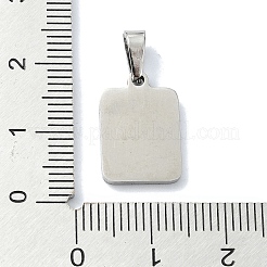304 Stainless Steel Pendants&nbsp;STAS-C097-56P-11