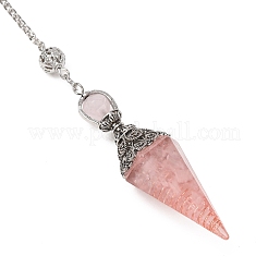 Resin Cone Pointed Dowsing Pendulums&nbsp;GG-CBA040B-03P-03