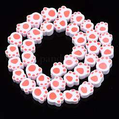 Handmade Polymer Clay Bead Strands&nbsp;CLAY-N011-008-01H