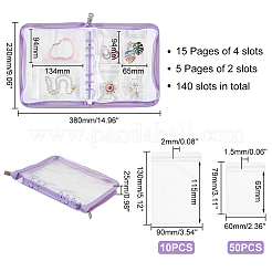 Transparent Jewelry Organizer Storage Zipper Bag&nbsp;AJEW-WH0314-44C