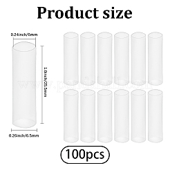 100Pcs Plastic Heat Shrinkable Tube&nbsp;FIND-SP0004-76