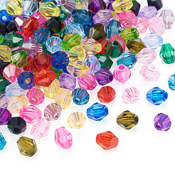 900Pcs 15 Colors Transparent Acrylic Beads&nbsp;TACR-TA0001-46