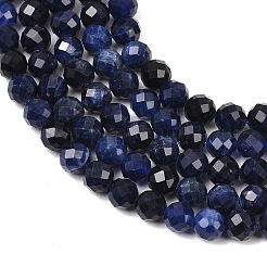 Natural Sodalite Beads Strands&nbsp;G-B175-D09-6mm