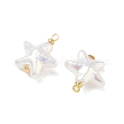 Brass & Glass Pendants&nbsp;KK-D289-14G