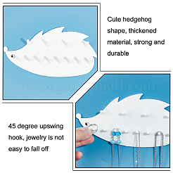 Hedgehog Plastic Hook Hangers&nbsp;AJEW-WH0165-47