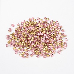 Back Plated Grade A Diamond Glass Pointed Rhinestone&nbsp;RGLA-SS12-022