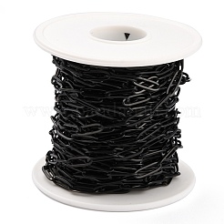 304 Stainless Steel Paperclip Chains&nbsp;CHS-O010-03EB