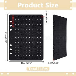 14Pcs Felt Cloth Pin Brooch Storage Binder Sheets for Enamel Pin Collection Book&nbsp;AJEW-WR0002-93B
