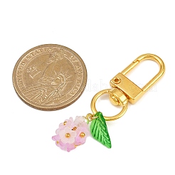 12Pcs Acrylic Flower Pendant Decorations&nbsp;HJEW-JM04145