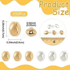 200Pcs 2 Colors CCB Plastic Beads&nbsp;CCB-YW0001-71