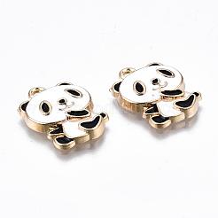 Eco-Friendly Alloy Enamel Pendants&nbsp;X-ENAM-Q437-011-NR