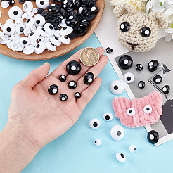 140Pcs 14 Styles Resin Craft Eyes&nbsp;RESI-PH0002-34