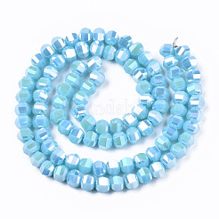 Electroplate Glass Beads Strands&nbsp;EGLA-S194-01A-A