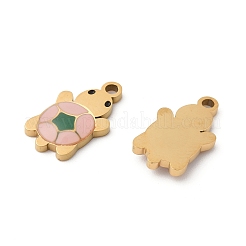 304 Stainless Steel Enamel Pendants&nbsp;STAS-S156-01G-09