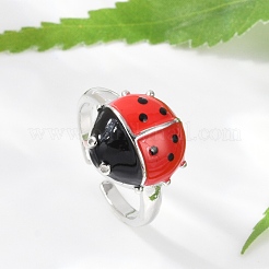 Brass Cuff Rings for Women&nbsp;RJEW-C122-02P