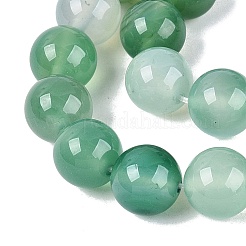 Dyed Natural Agate Beads Strands&nbsp;G-Q606-12MM-A02