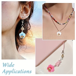 30Pcs 6 Colors Opaque Resin Pendants&nbsp;RESI-YW0006-11