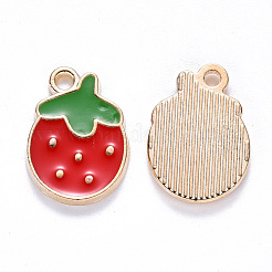 Alloy Enamel Pendants&nbsp;X-ENAM-N054-030