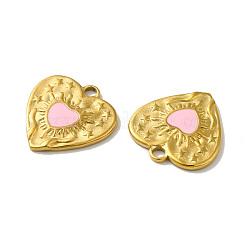 Ion Plating(IP) 304 Stainless Steel Charms&nbsp;STAS-C074-07G