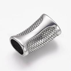 304 Stainless Steel Magnetic Clasps with Glue-in Ends&nbsp;STAS-K122-13