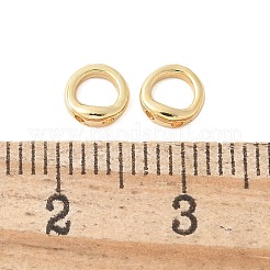 Brass Ring Charm Connectors&nbsp;KK-U056-55G