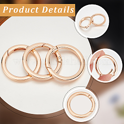 3Pcs Alloy Spring Gate Rings&nbsp;FIND-BBC0002-23KCG-02