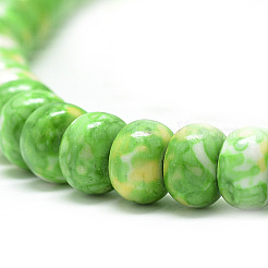 Synthetic Ocean White Jade Beads Strands&nbsp;G-S257-5x10mm-03