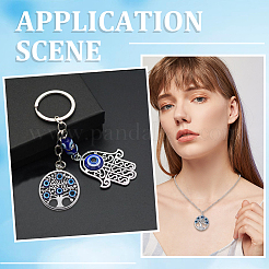 16Pcs 4 Styles Tibetan Style Alloy Pendants&nbsp;FIND-SC0009-14