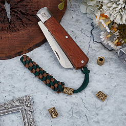 4Pcs Brass EDC European Beads&nbsp;KK-FG0001-36A