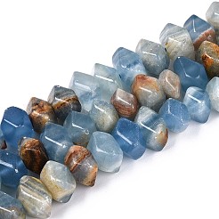 Natural Blue Calcite Beads Strands&nbsp;G-N327-05-29