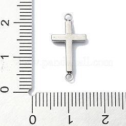 304 Stainless Steel Crystal Rhinestone Connector Charms&nbsp;STAS-Z065-02P-04
