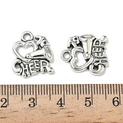 Cheerleader Megaphone Tibetan Style Alloy Pendants&nbsp;TIBEP-NH0001-01B-AS