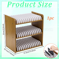 3-Layer Wooden Device Organizer&nbsp;AJEW-WH0886-44