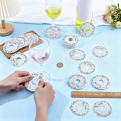 Paper Wine Glass Charms&nbsp;DIY-WH0899-772D-14