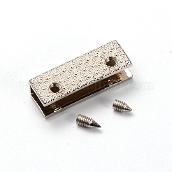 Zinc Alloy Bag Corner Protector Edging Frame&nbsp;PALLOY-WH0084-79C-03