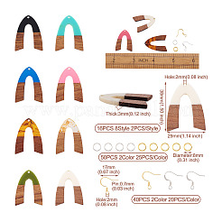 DIY V-shape Dangle Earrings Making Kit&nbsp;DIY-BY0001-42