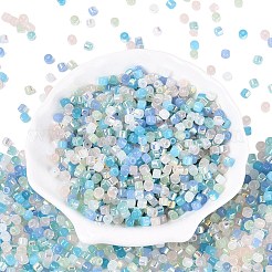 FGB Imitation Jade Colours Glass Seed Beads&nbsp;SEED-Q040-07A-C06