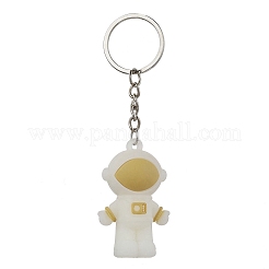 2Pcs 2 Colors Astronaut PVC Plastic Big Pendants Keychains&nbsp;KEYC-JKC00686