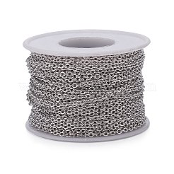 Tarnish Resistant 304 Stainless Steel Cable Chains&nbsp;STAS-O076-09