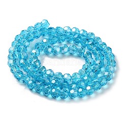 Electroplate Glass Bead Strands&nbsp;EGLA-R015-4mm-12