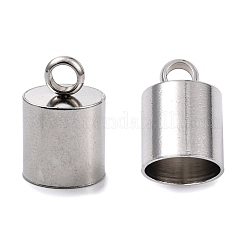 Tarnish Resistant Smooth Surface 201 Stainless Steel Cord Ends&nbsp;STAS-R063-96