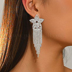 Brass Rhinestone Stud Earrings for Women&nbsp;QC2926